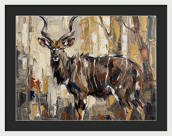 Nyala Amongst The Trees