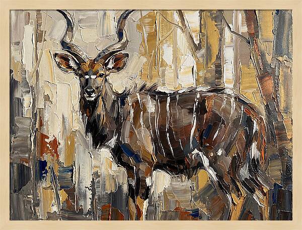 Nyala Amongst The Trees