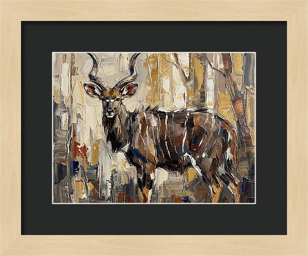 Nyala Amongst The Trees