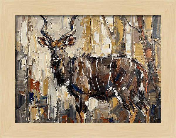 Nyala Amongst The Trees
