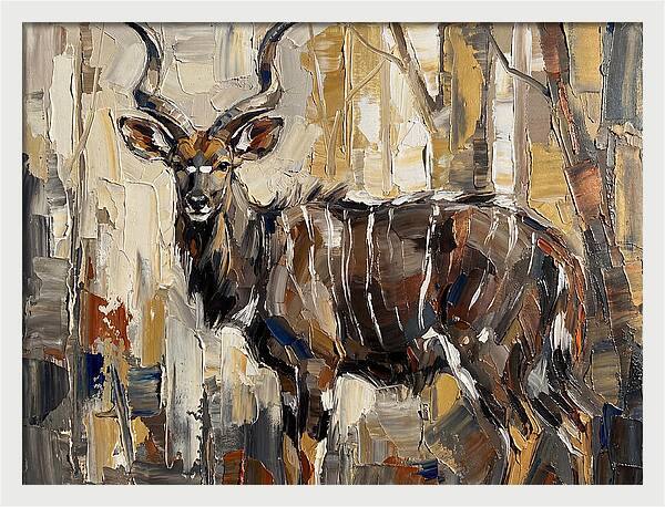 Nyala Amongst The Trees