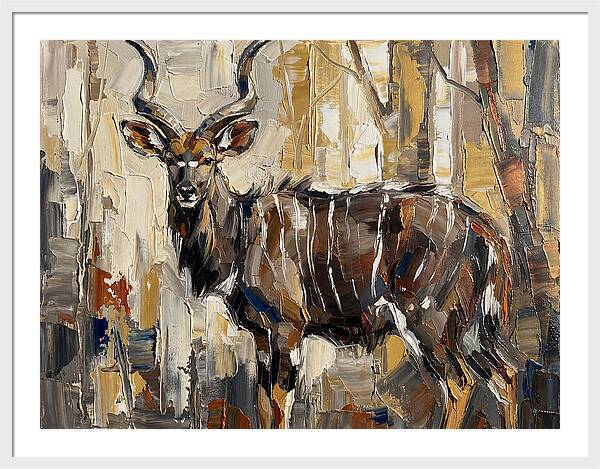 Nyala Amongst The Trees