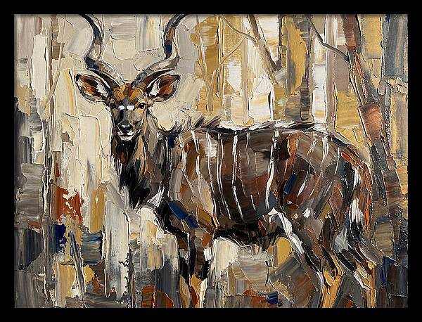 Nyala Amongst The Trees