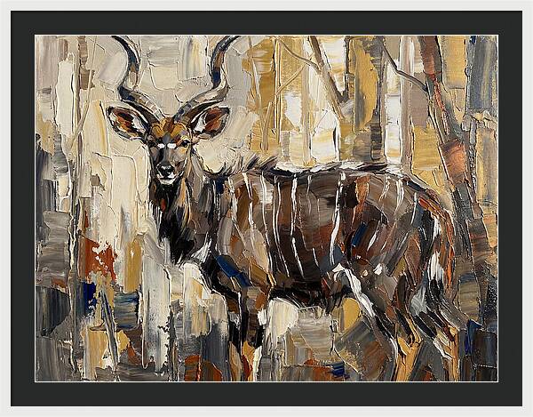 Nyala Amongst The Trees