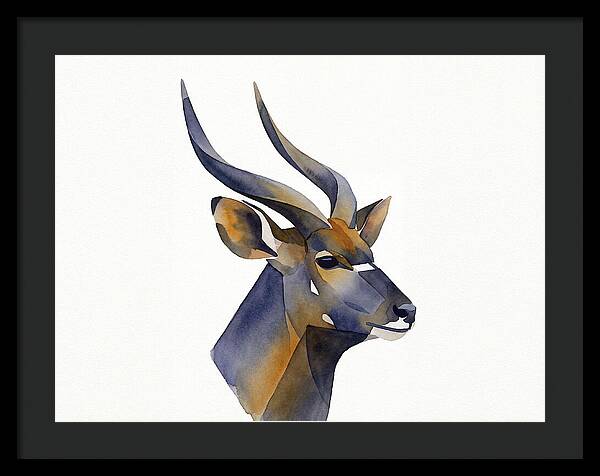 Nyala In Watercolor Style