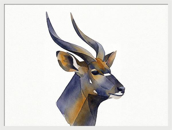 Nyala In Watercolor Style