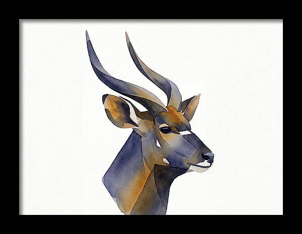 Nyala In Watercolor Style