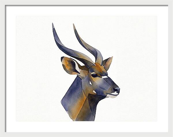 Nyala In Watercolor Style