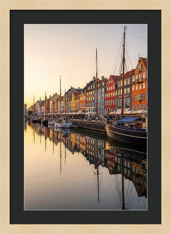 Nyhavn Canal At Golden Hour