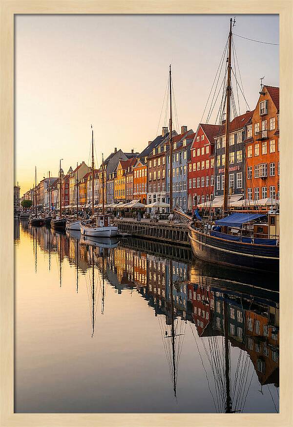 Nyhavn Canal At Golden Hour