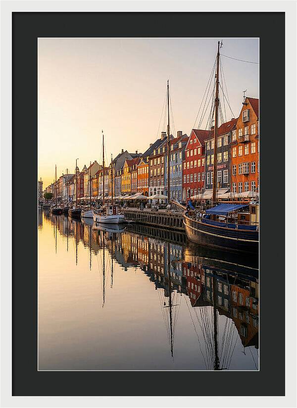 Nyhavn Canal At Golden Hour