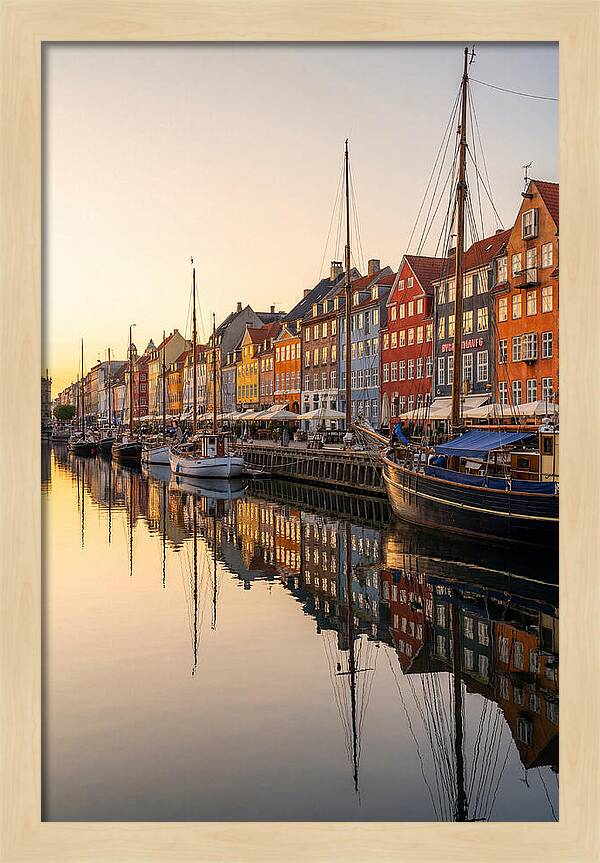 Nyhavn Canal At Golden Hour