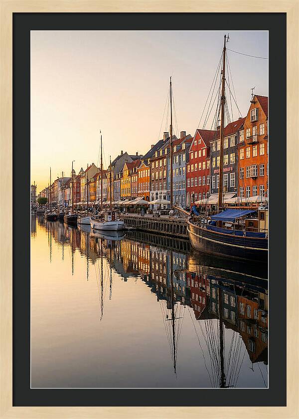 Nyhavn Canal At Golden Hour