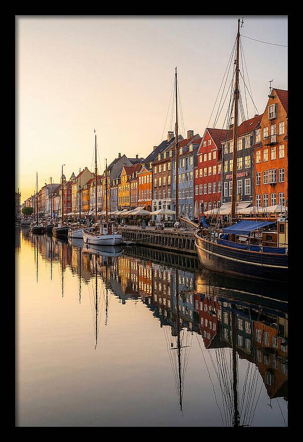 Nyhavn Canal At Golden Hour