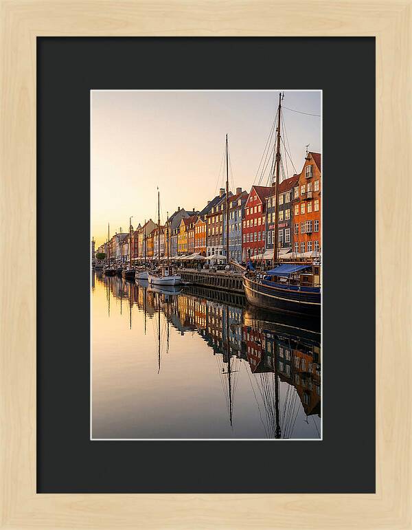 Nyhavn Canal At Golden Hour