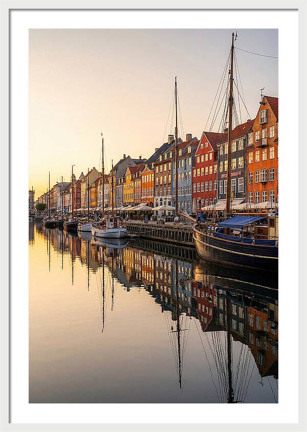 Nyhavn Canal At Golden Hour