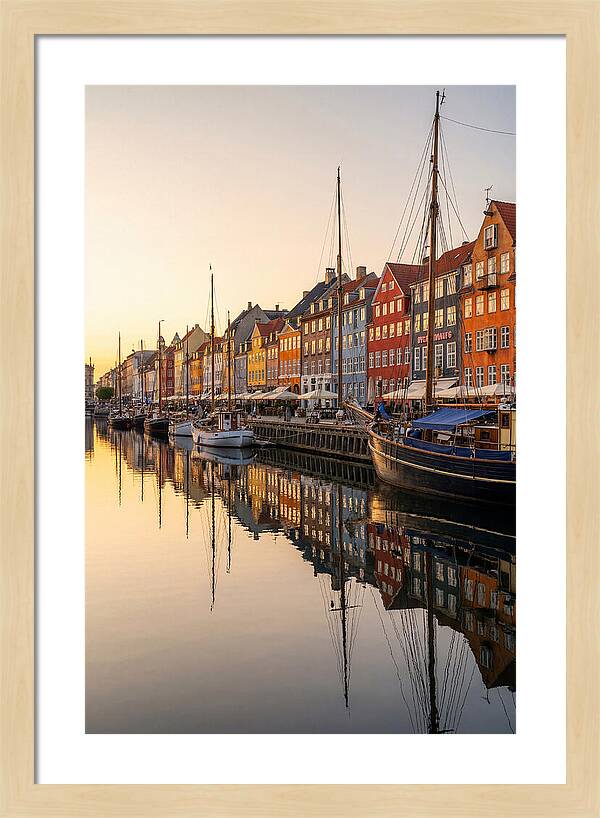 Nyhavn Canal At Golden Hour