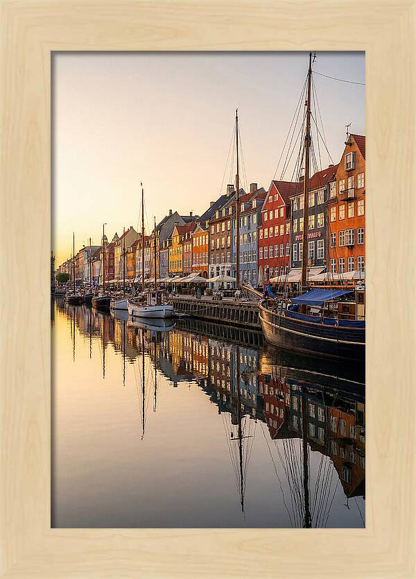 Nyhavn Canal At Golden Hour