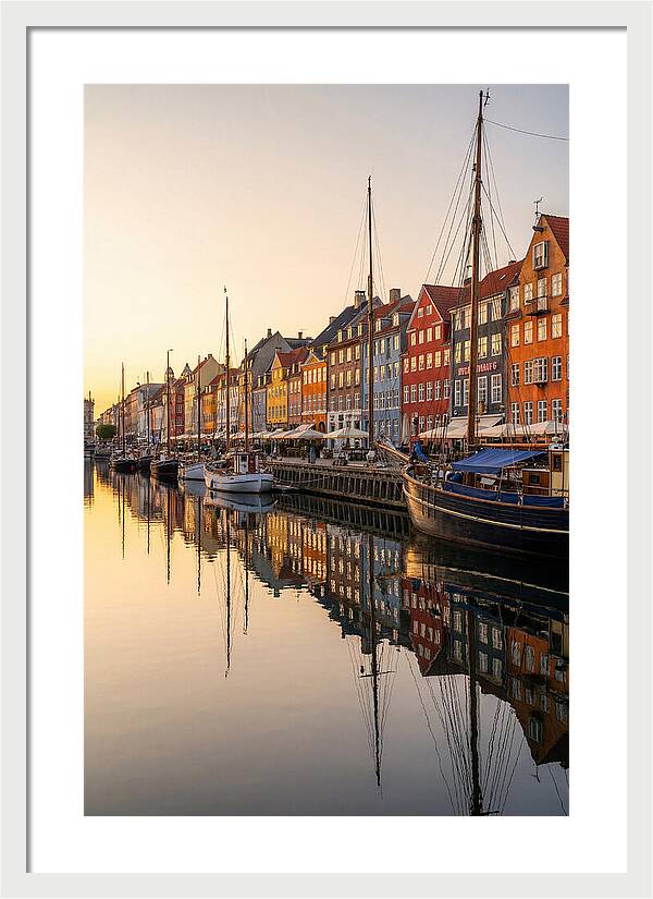Nyhavn Canal At Golden Hour