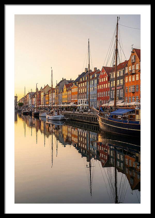 Nyhavn Canal At Golden Hour