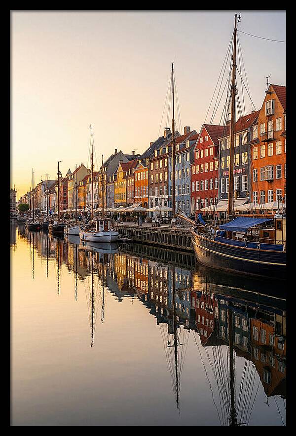 Nyhavn Canal At Golden Hour