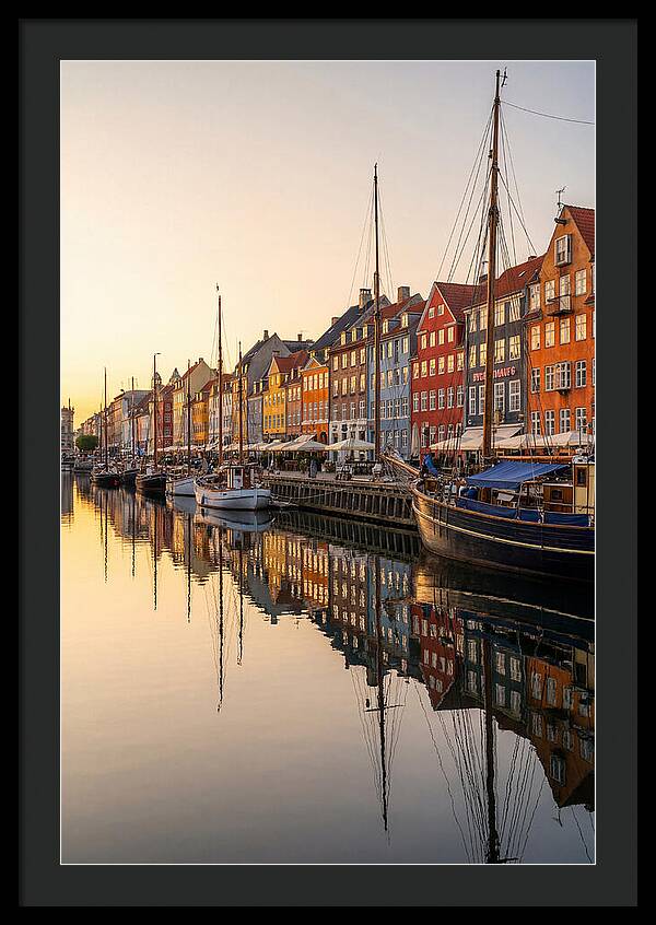 Nyhavn Canal At Golden Hour
