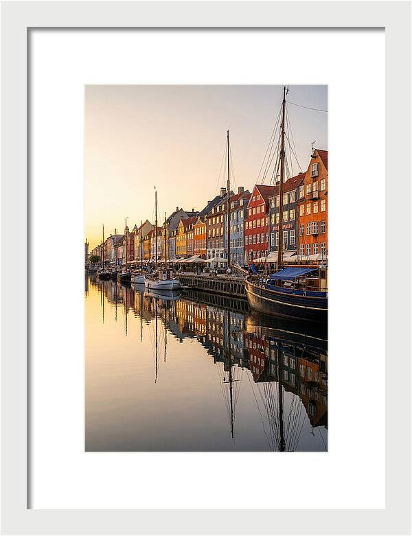 Nyhavn Canal At Golden Hour