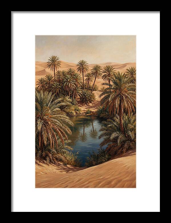 Oasis Serenity Amidst Sands