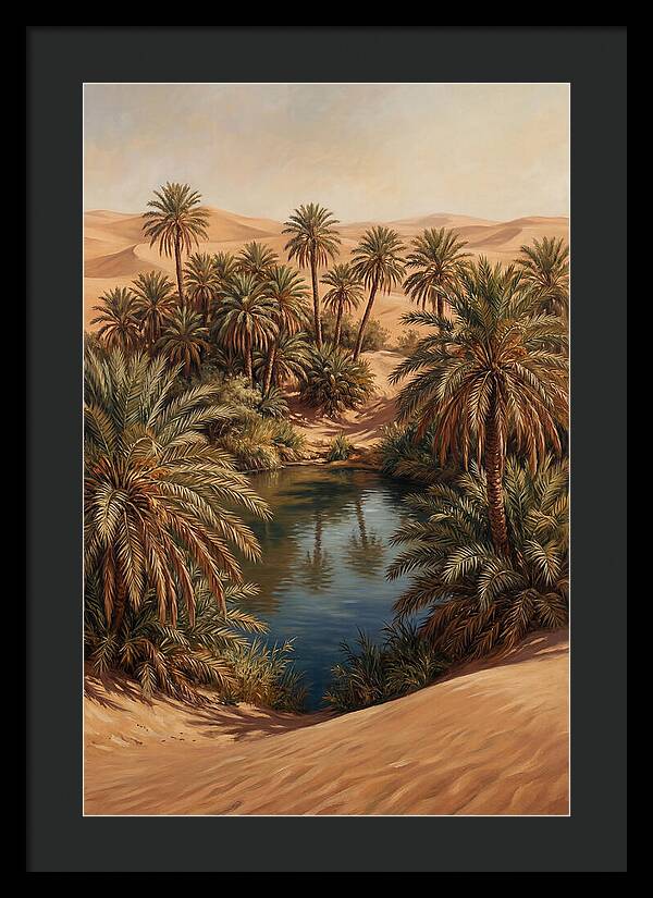 Oasis Serenity Amidst Sands