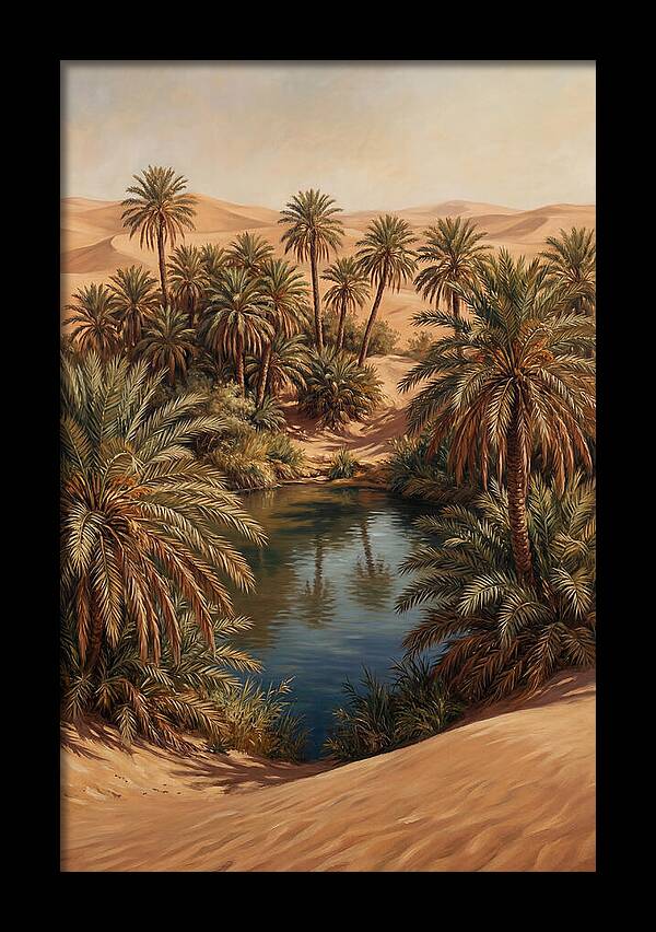Oasis Serenity Amidst Sands