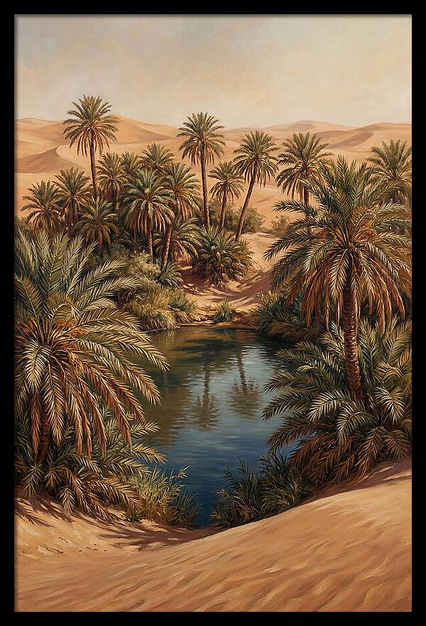 Oasis Serenity Amidst Sands