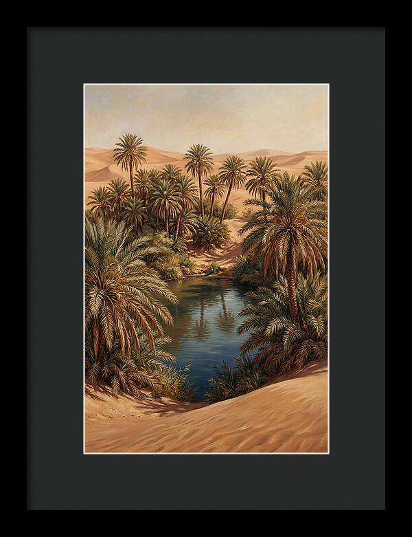 Oasis Serenity Amidst Sands