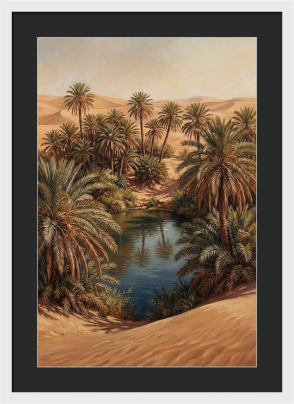 Oasis Serenity Amidst Sands