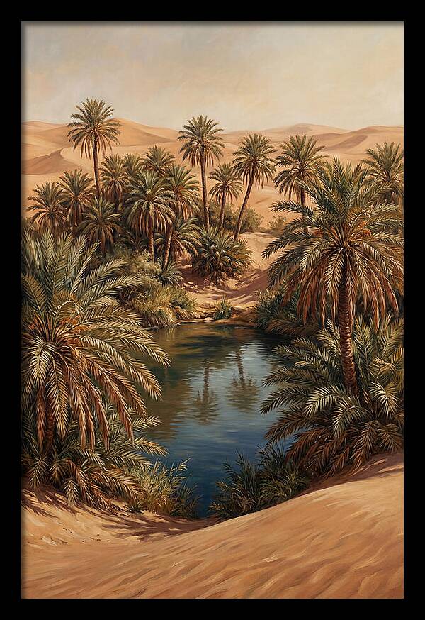 Oasis Serenity Amidst Sands