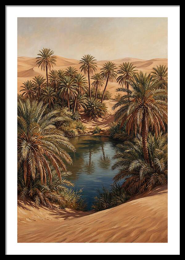 Oasis Serenity Amidst Sands