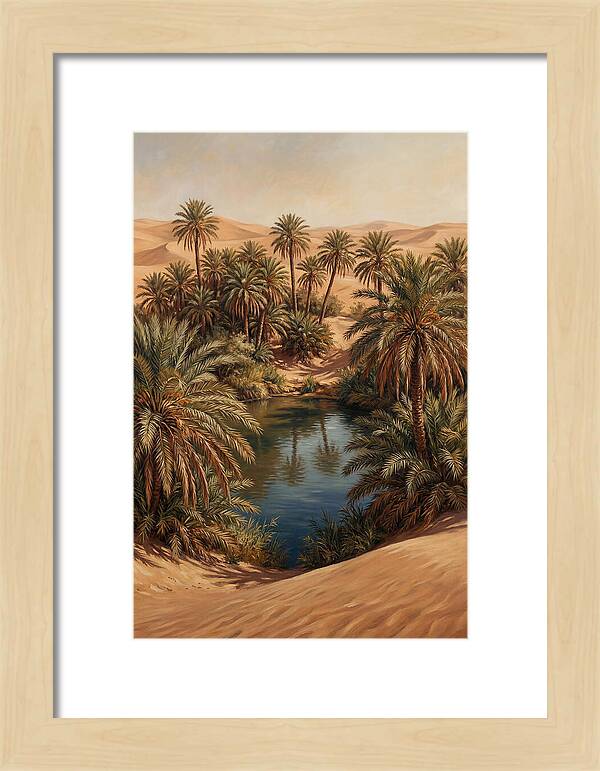 Oasis Serenity Amidst Sands
