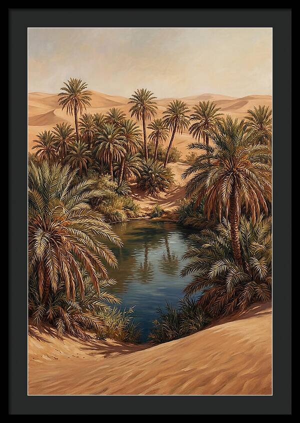 Oasis Serenity Amidst Sands