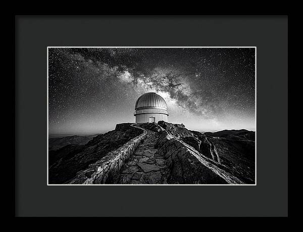 Observatory Dome Under Stars