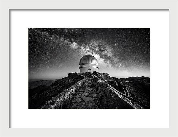 Observatory Dome Under Stars