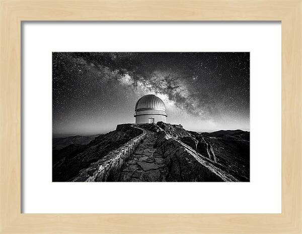 Observatory Dome Under Stars