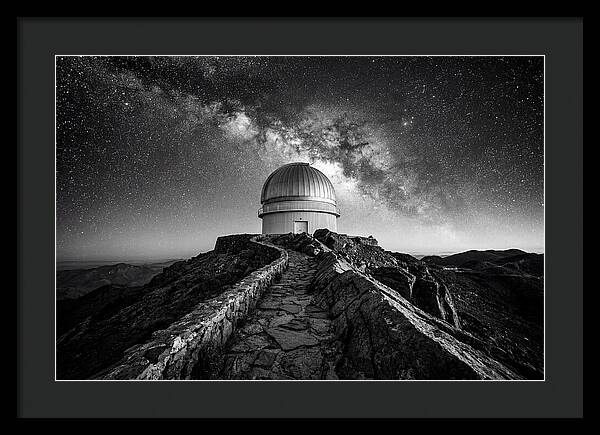 Observatory Dome Under Stars