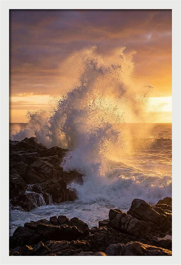 Ocean Mist At Dawn