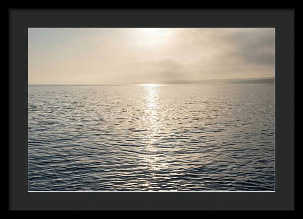 Ocean Surface With Sun Sparkle Path