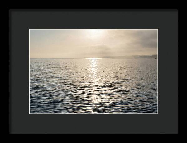 Ocean Surface With Sun Sparkle Path