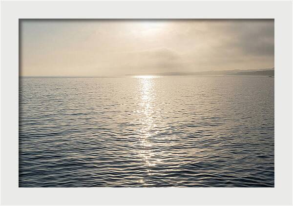 Ocean Surface With Sun Sparkle Path