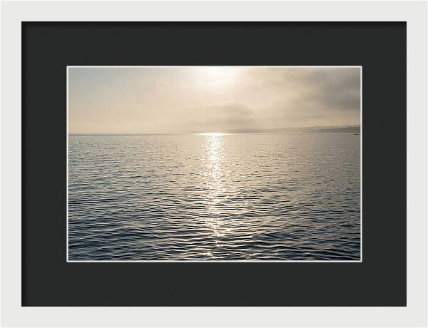 Ocean Surface With Sun Sparkle Path