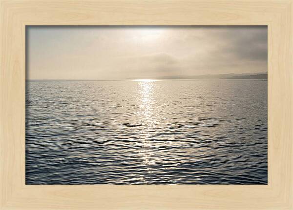 Ocean Surface With Sun Sparkle Path