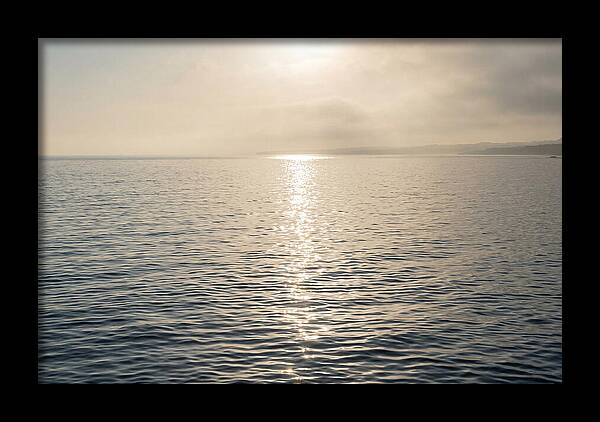 Ocean Surface With Sun Sparkle Path