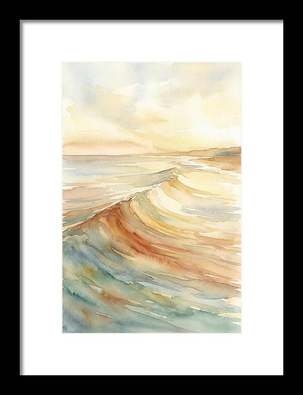 Ocean Swell Rolling Toward Shore