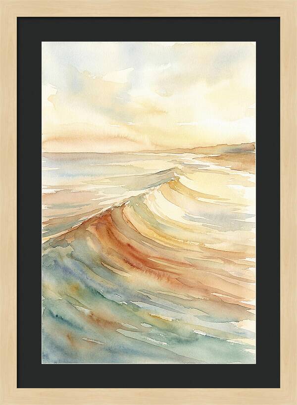 Ocean Swell Rolling Toward Shore